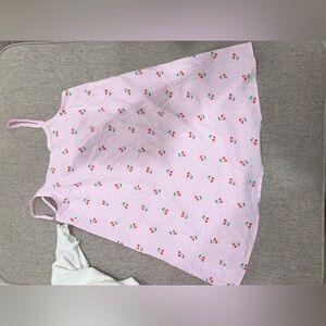 Cat & Jack Pink Cherry Print Kids Casual Dress